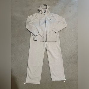 Ralph Lauren Polo sweatsuit hoodie/sweatpants Top Med Pants L